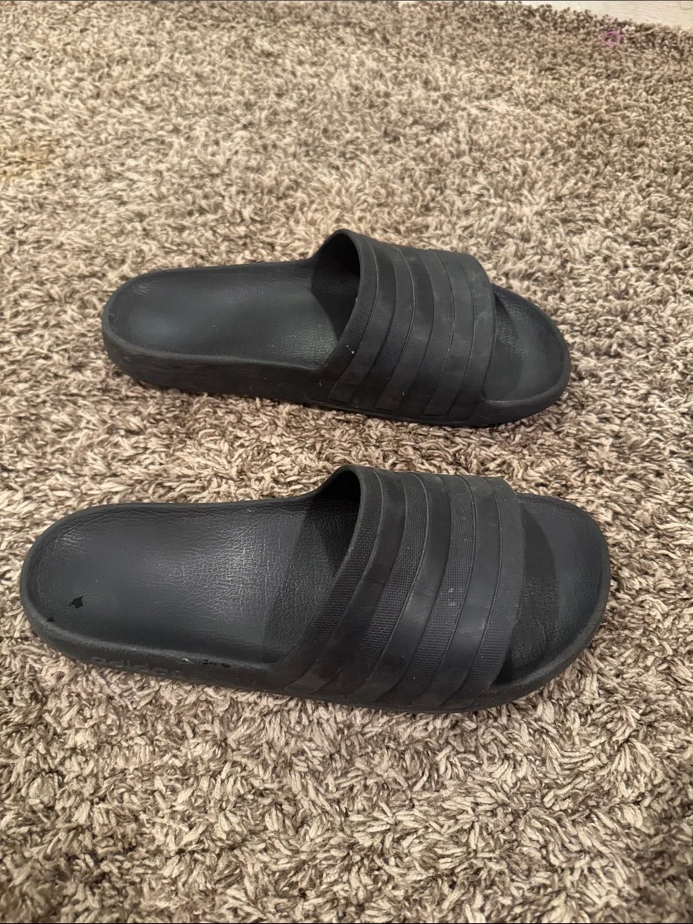 adidas Black Slide Sandals